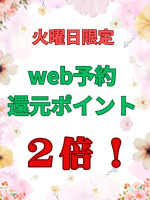 火曜日ポイント2倍day